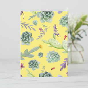 Carte Motif Cactus 9
