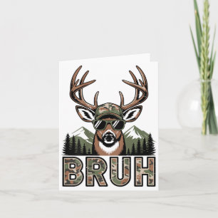 Carte Motif camouflage cerf chasse camouflage élan buck