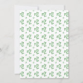 Carte Motif Cercles Shamrock verts (Devant)