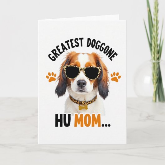 Carte motif chien léopard (Devant)