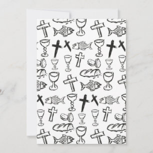 Carte Motif chrétien