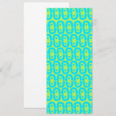 Carte motif coloré moderne (Devant / Derrière)