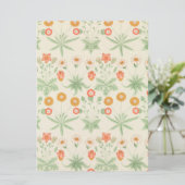Carte Motif Daisy (par William Morris) (Debout devant)