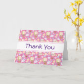 Carte Motif d'aquarelle à ballon à air chaud (Fleur jaune)