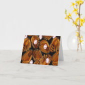 Carte Motif de base-ball Mits (Fleur jaune)