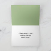 Carte Motif de courtepointe anniversaire (Intérieur)