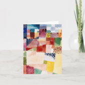 Carte Motif de Hammamet par Paul Klee, Art abstrait (Devant)