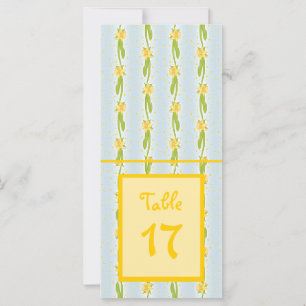 Carte Motif de jonquille