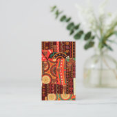 Carte Motif de la tribu Afrocentric Kente (Debout devant)