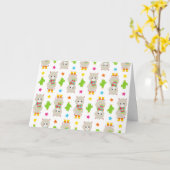 Carte Motif De Llamas, Cute Llamas, Alpacas, Cactus (Fleur jaune)