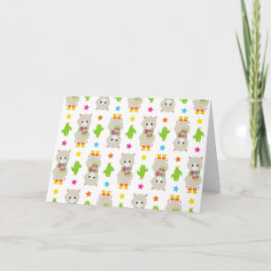Carte Motif De Llamas, Cute Llamas, Alpacas, Cactus