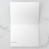 Carte Motif de Nasturtium doré Art nouveau (Intérieur)