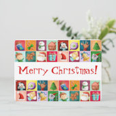 Carte Motif de Noël mignonne (Debout devant)