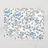 Carte Motif de pilules (Devant / Derrière)