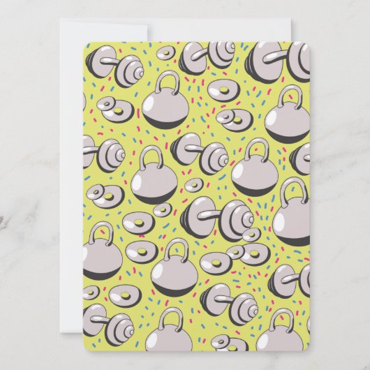 Carte Motif de poids (Devant)