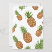 Carte Motif de pomme de pin aquarelle 1 (Dos)