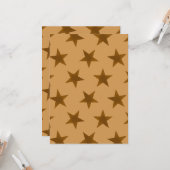 Carte Motif des étoiles d'or 14 (Devant/Arrière en situation)