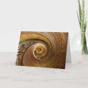 Carte Motif d'escalier en spirale