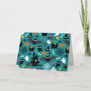 Carte Motif d'Halloween