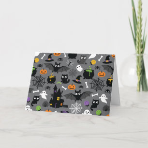 Carte Motif d'Halloween