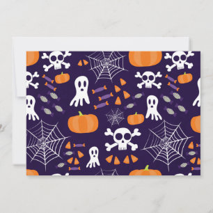 Carte Motif d'Halloween amusant