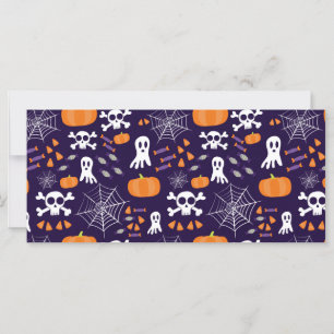 Carte Motif d'Halloween amusant
