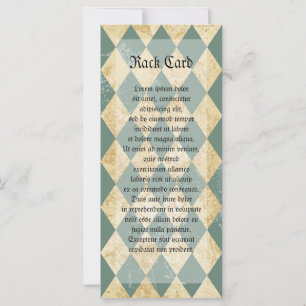Carte Motif Diamant défraîchi