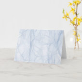 Carte Motif d'ombre bleue (Fleur jaune)