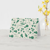 Carte MOTIF du club de classe HOGWARTS™ (Fleur jaune)