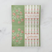 Carte Motif élégant détaillé (Intérieur)