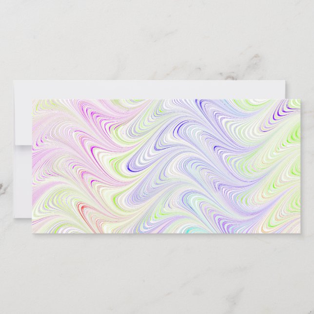Carte motif en marbre coloré (Devant)
