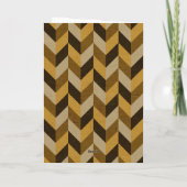 Carte Motif en squelette doré et brun (Dos)