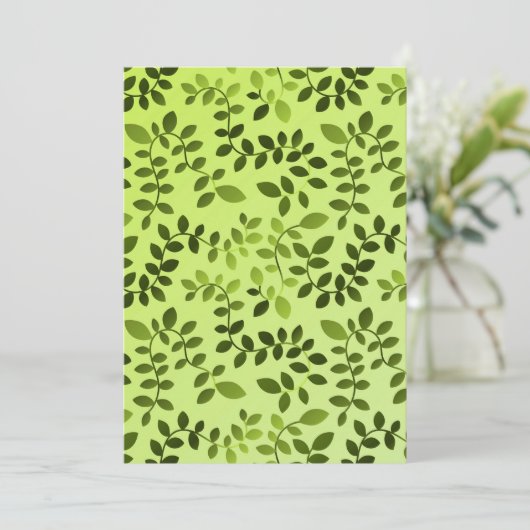 CARTE MOTIF FEUILLE 9 (Debout devant)