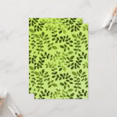 CARTE MOTIF FEUILLE 9 (Devant/Arrière en situation)