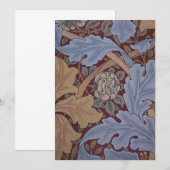 Carte Motif feuille d'acanthe de St. James par William M (Devant / Derrière)