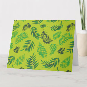 Carte Motif Feuille tropical 12