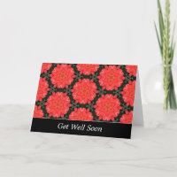 Motif Fleur Rouge - Se Bien