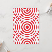 Carte Motif géométrique 23 (Devant/Arrière en situation)