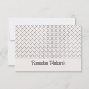 Carte Motif géométrique beige islamique