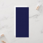 Carte motif géométrique islamique (Devant/Arrière en situation)