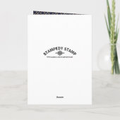 Carte Motif géométrique tendance, Anniversaire moderne (Dos)