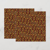 Carte Motif indien de maïs pour l'automne (Devant / Derrière)