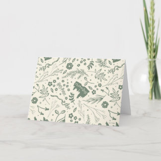Carte Motif Magique Herbologie HOGWARTS™
