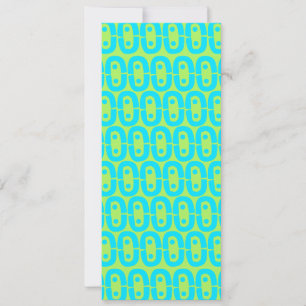Carte motif moderne et coloré