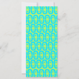Carte motif moderne et coloré