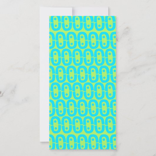 Carte motif moderne et coloré (Devant)