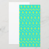 Carte motif moderne et coloré (Devant / Derrière)