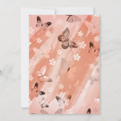 Carte Motif papillon 11 (Dos)