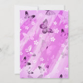 Carte Motif papillon 12 (Devant)