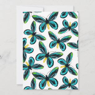 Carte Motif papillon de la reine Alexandra